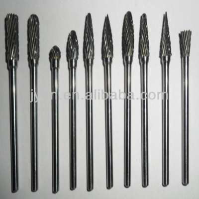 SingleCut Carbide Bur Cutting Porting Tool Burrs Tungsten