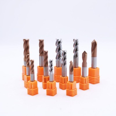 wear-resisting numerical control CNC sharp tungsten steel milling cutter 2 toughening and 4 toughening